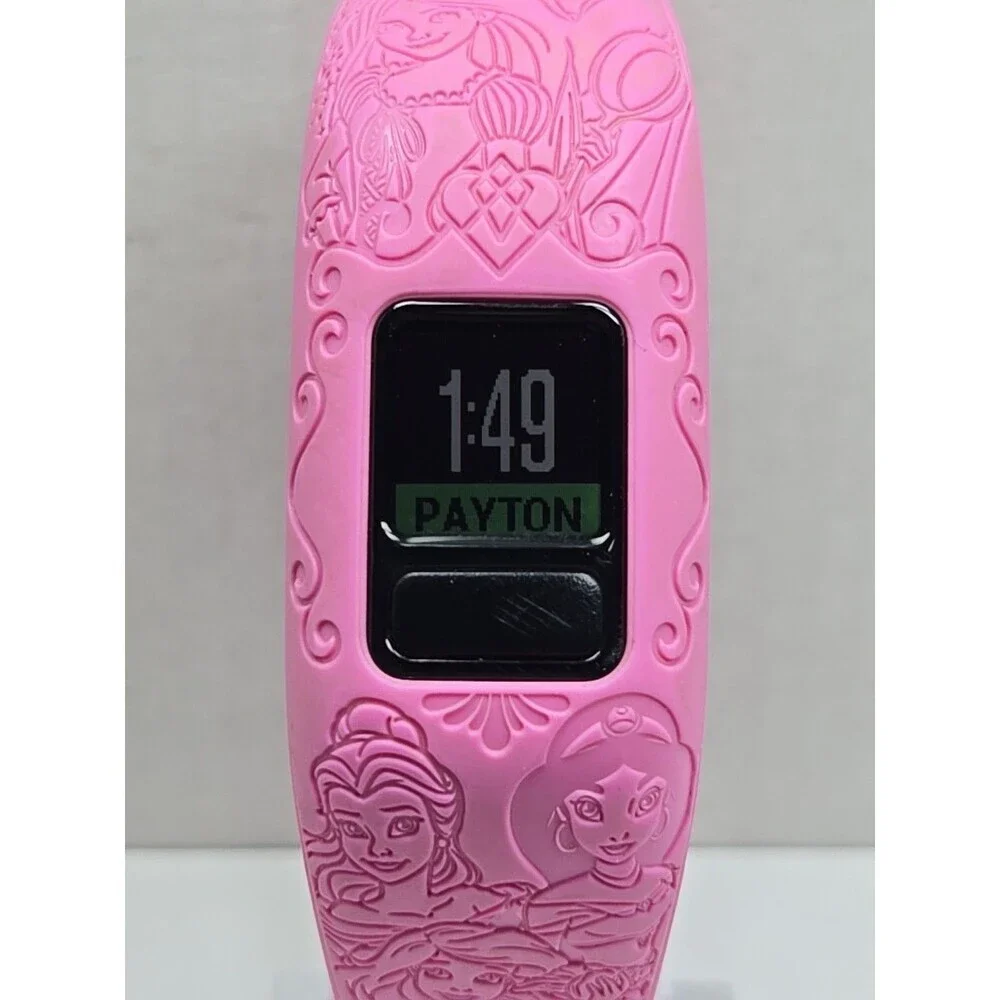Garmin Vivofit Jr 2 Disney Princess Pink Kids Fitness Activity Tracker Swim Safe